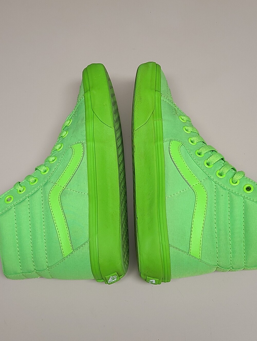Vans SK8 Hi Neon casual high top skateboard sneakers size 7 - Picture 8 of 10